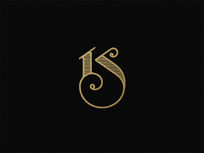 KS monogram black gold logo mark mono monogram