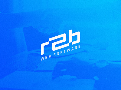 R2B design digital logo soft type web