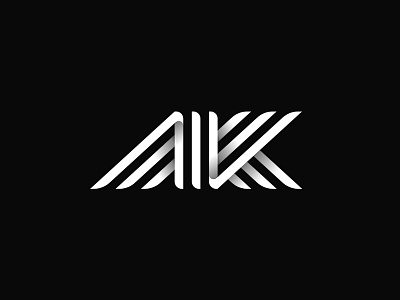 AK monogram brand design letters logo mark mono monogram symbol
