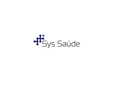 Sys Saúde blue brand branding design graphic design gray health illustration logo minimal minimalism modern tech technology