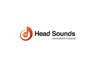 Head Sounds brand branding design dj graphic design icon illustration logo music play studio