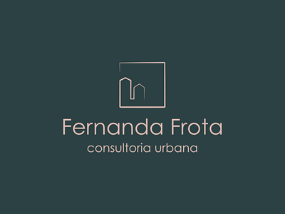 Fernanda Frota architect architecture brand branding building construction design f graphic design illustration letter f modern urban