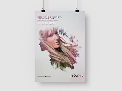 Hanova | Print Ad ad advertising art direction beauty concept design effect graphic design idea illustration modern woman