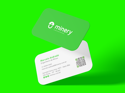 minery mining | business card brand branding business card design graphic design illustration logo model modern personal press print stationary