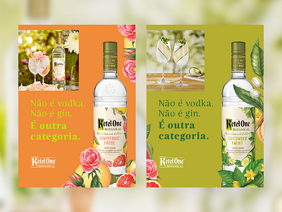 Ketel One Botanical | Brasil advertising botanical brand brazil cocktail design drink drinks graphic design illustration instagram media modern poster social vodka