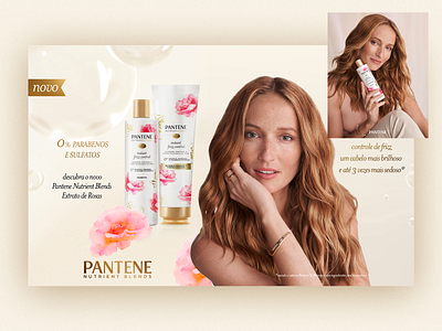 Pantene Nutrient Blends ad advertising art direction beauty branding design digital graphic design hair media modern product social