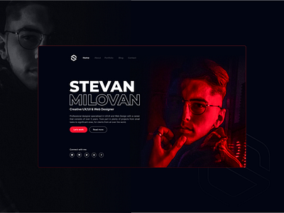 Portfolio Landing Page - Graphic Designer