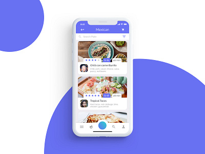 Cooking App UI - Cookhouse - Mexican Food app clean cooking cooking app ios iphone modern simple ui ux