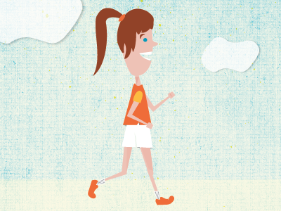 Jogging Along illustration jogger