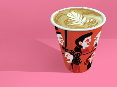Collectivo Pumpkin Latte 3d coffee collectivo illustration latte art