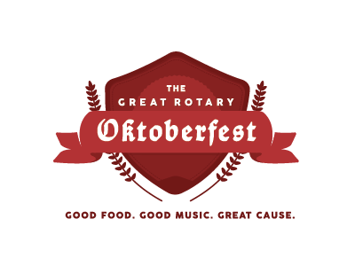 Oktoberfest Logo beer illustration logo oktoberfest red shield wheat