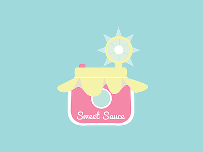 Sweet Sauce Photography Logo branding color logo pastel vector