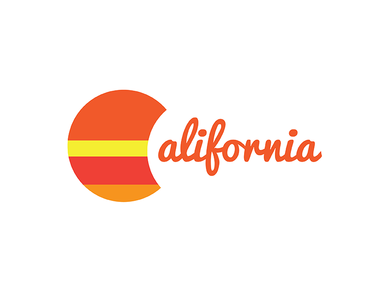 California Sunset Logo by Maria Bougioukos on Dribbble