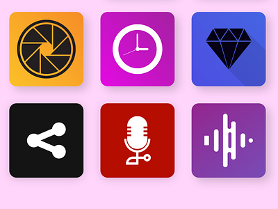 App Logo Icons app app design app icons app logo app ui design application icons branding design icons logo mobile app icons mobile app logo ui ui design user interface