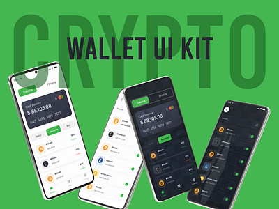 WiiPay - Crypto Wallet Application UI Design app app ui crypto app ui crypto wallet app cryptocurrency design mobile app ui mobile application ui mobile ux design ui ui design uiux ux ux design uxui