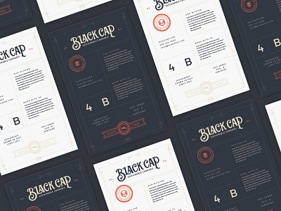Black Cap Type & Color Sheet