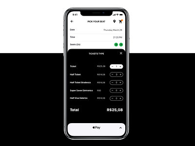 Pick Your Seat aplication aplicativo app concept app design film iphone x mockup movie movie app preview redesign screen screen flow sketch tickets trailer user experience ux