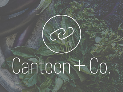 Canteen + Co. food local logo logomark organic polaris sustainability typography