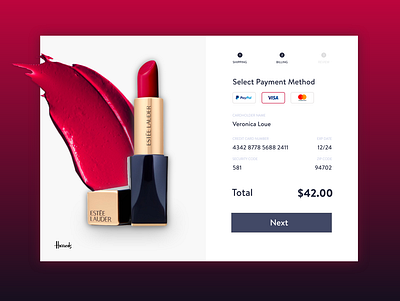 Daily UI - Credit Card Checkout checkout ecommerce web