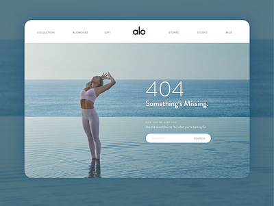 Daily UI - 404 Error Page checkout ecommerce landing webdesign
