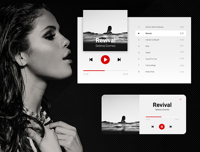 Daily UI - Music Player music music app tablet