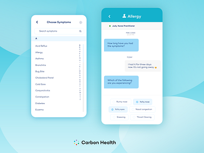 Daily UI - Direct Message Chatbot chat chatbot health telemed wellness