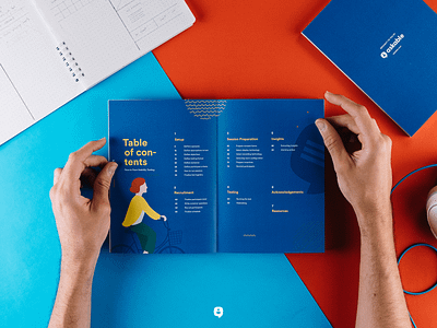 Askable's Face to Face Usability Testing askable book booklet die cut editorial layout guide layout design paper print table of contents