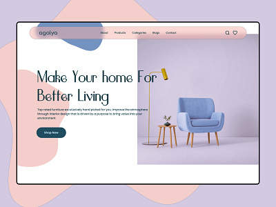 Furniture Website Design design furniture modern website