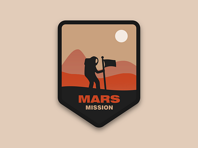 Mars Patch mars rebound space warm warm colors warm up warmup