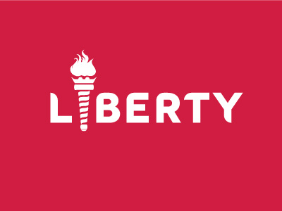 Liberty's Torch illustration illustrator logo