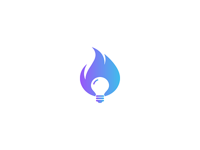 Logo concept for Firebite blue design gradient hanoi logo saigon vietnam