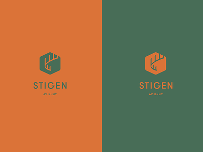 Stigen Logo company illustration logo logo design path sweden take away