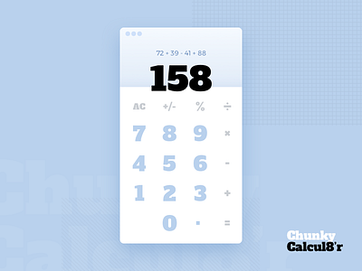 Calculator - Daily UI Challenge