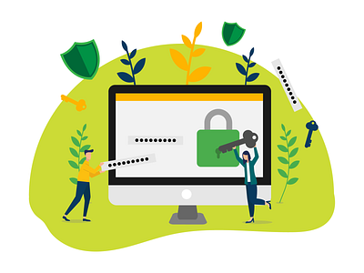 Internet security illustration