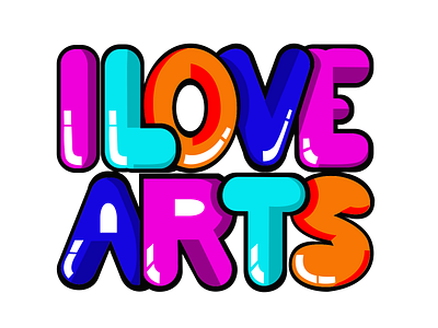 I Love Arts artwork branding colors creative draw graphic graphic design illustration vector vector art