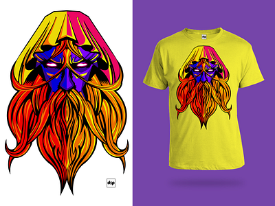Old Man artwork branding colors creative digital draw illustration logo vector web
