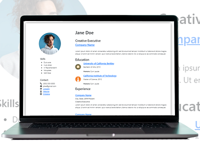 Daily UI Day 006 | Professional User Profile professional profile profile user profile ux