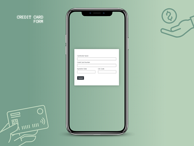 Daily UI Day 002 | Credit Card Form credit card form ux web form