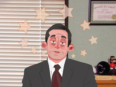 Michael Scott, The Office art design digital digital art digital design digital illustration illustration