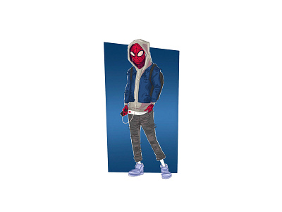 Spiderman art character character design digital digital art digital design digital illustration illustration marvel spiderman