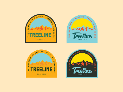 4 little badges badges fishing mountains outdoors