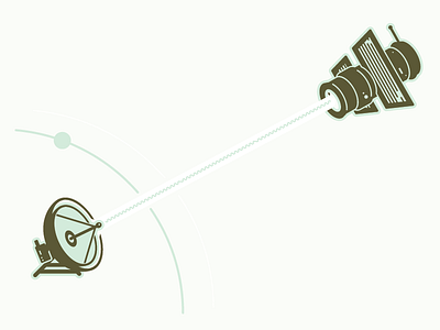 Transferring Data Icon icon infographic radio dish satellite