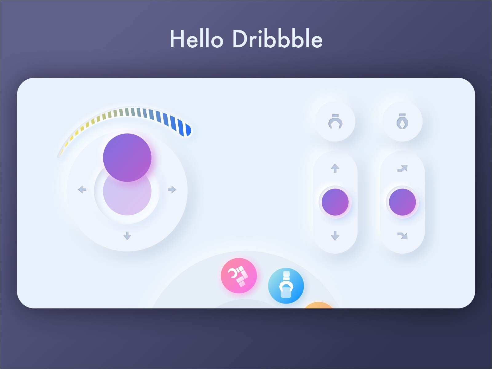 Robot Arm Joystick by 须子 on Dribbble