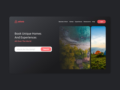 Airbnb Redesign webdesign