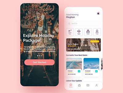 UI Design : Next Trip! Mobile Application For Guide Your Holiday app design mobile app design mobile ui mock up mockup travel agency travel app ui ui ux ui design ui ux uidesign uiux uiux design uiux designer uiuxdesign web design web portfolio webdesign