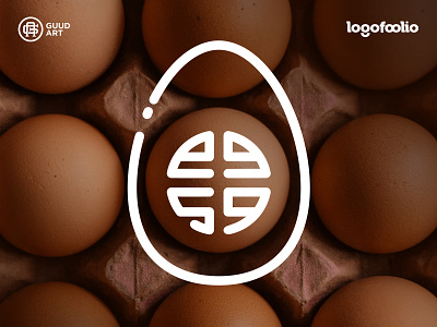 Eggs Logo branding dribbble invitation flat logo graphic design illustration logo logo design logogram logotype ui vector logo