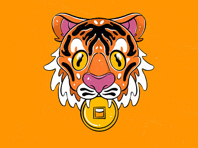 CNY 2022 - The Year of Tiger 2d art chinese chinese new year cny drawing illustration tiger