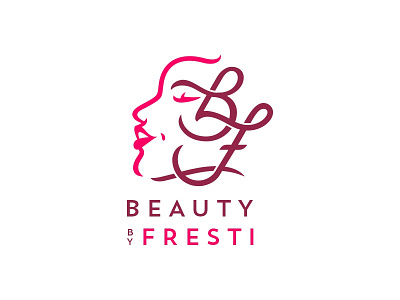 Logo Beauty by Fresti branding cosmetic design dribbble invitation feminine flat indonesia logo make up make up logo vector woman