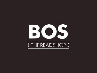BOS The Read Shop bookstore bos design graphic identity logo readshop