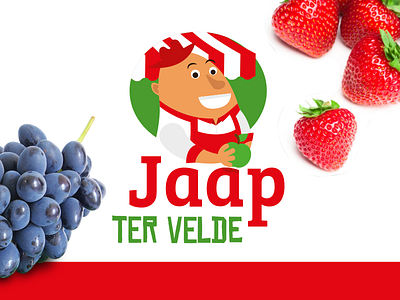Jaap ter Velde apple branding design grapes greengrocer identity logo strawberries